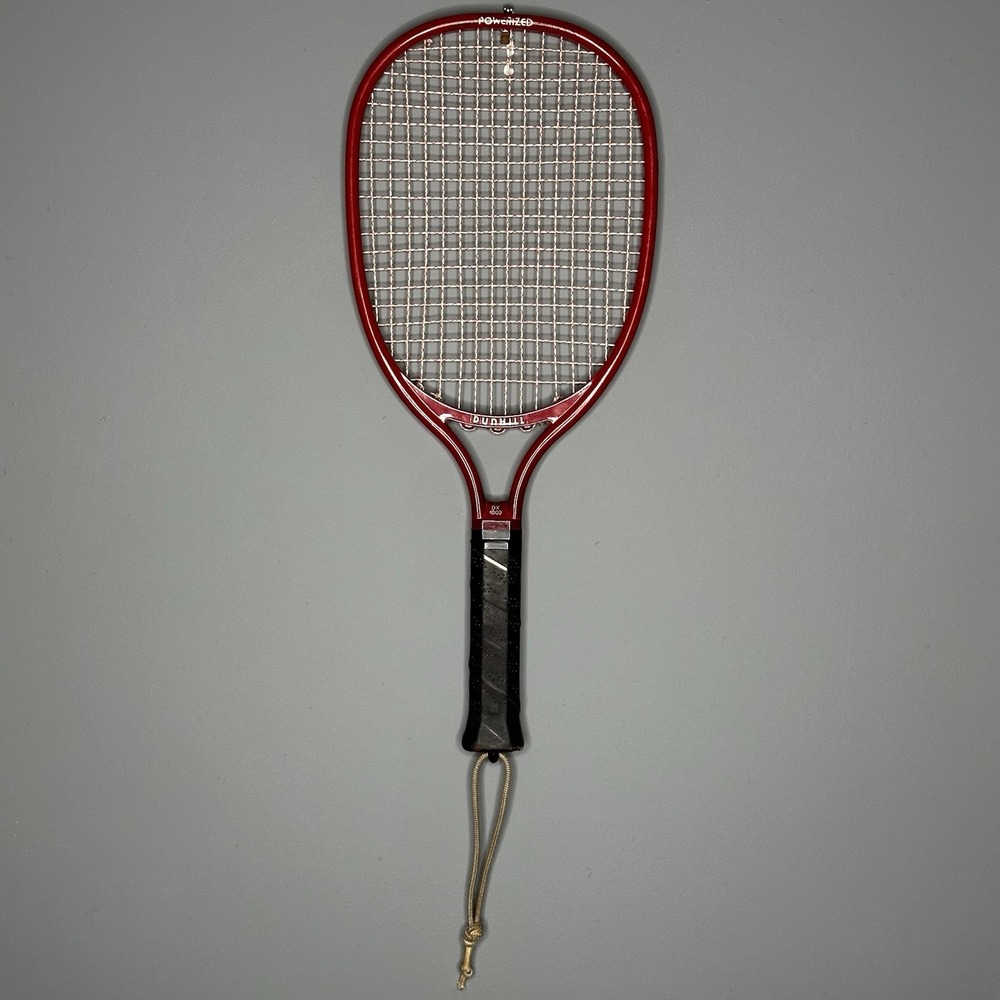 Vintage Dunhill DX 1000 Raquetball Racket‎ Red Powerized Nyla-glass Fiber 8.5 oz